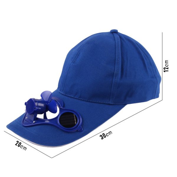 Custom logo baseball hat sun visor hats with fan candy color caps kids summer snap back hats designer baseball cap - Image 2