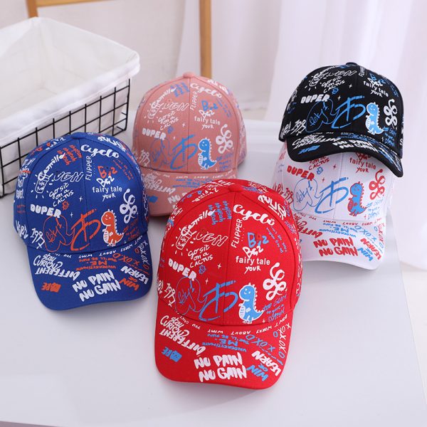kids caps wholesale candy color washed cap sports baseball caps custom trucker dad hats running baby hat - Image 4