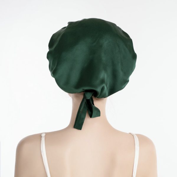 2024 new wholesale 100%Silk sleeping cap Really silk Shower hat Lady sleeping cap - Image 3
