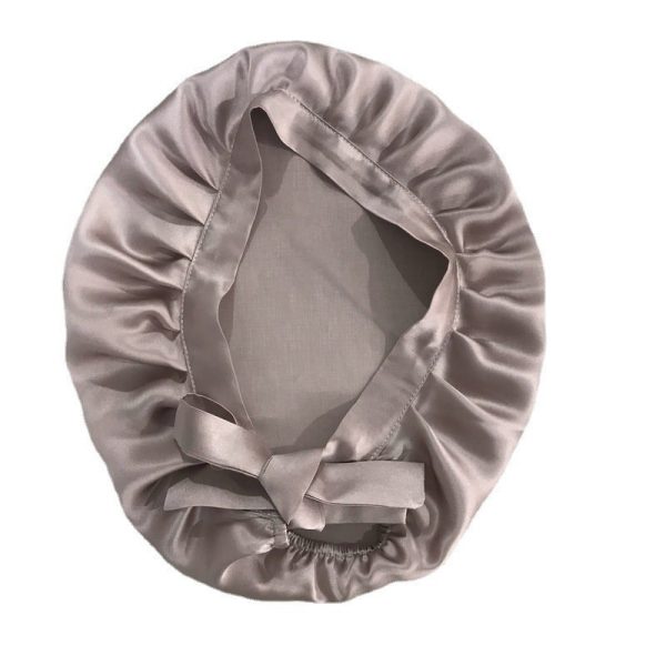 2024 new wholesale 100%Silk sleeping cap Really silk Shower hat Lady sleeping cap - Image 4