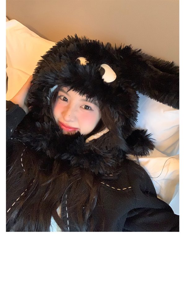 2024 new wholesale  other hats custom winter hats custom Cartoon hat Winter warmth Cartoon Hood - Image 4