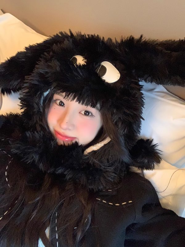 2024 new wholesale  other hats custom winter hats custom Cartoon hat Winter warmth Cartoon Hood - Image 5