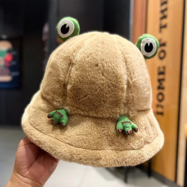 2024 new wholesale  other hats custom winter hats custom frog Cartoon hat Winter warmth Cartoon Hood - Image 5