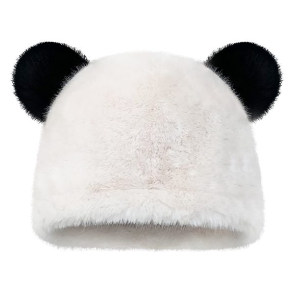 2024 new wholesale  other hats custom winter hats custom INS style panda Cartoon hat Winter warmth Cartoon Hood - Image 2