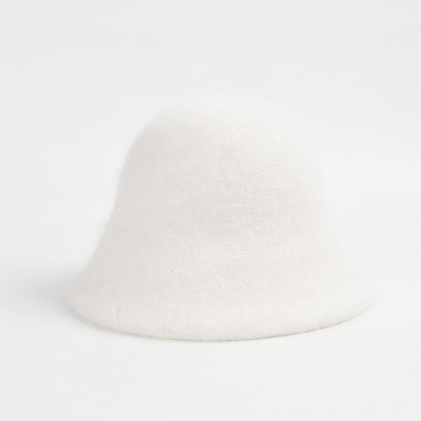 2024 new wholesale knitted rabbit fur other hats custom winter Bucket hats custom INS style rabbit fur hat Winter warmth - Image 6