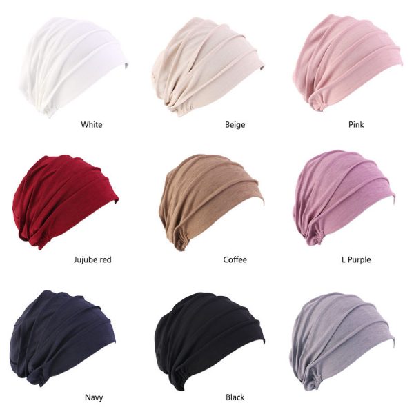 2024 new wholesale sleeping cap Shower hat Lady sleeping cap other chemotherapy cap  hat muslim woman hat - Image 3