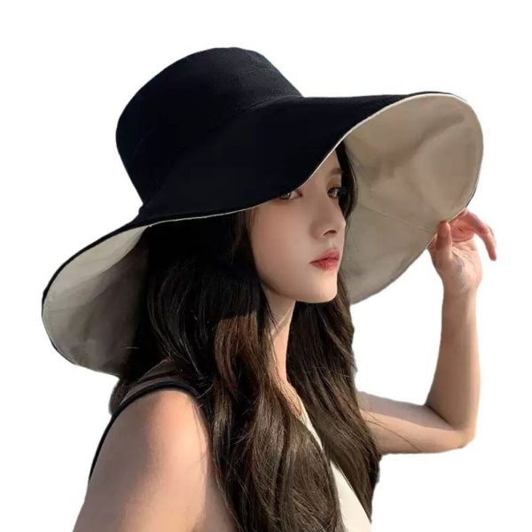 2024 new wholesale summer beach hat sun visor woman hat caps fishing cap embroidery bouffant cap - Image 2