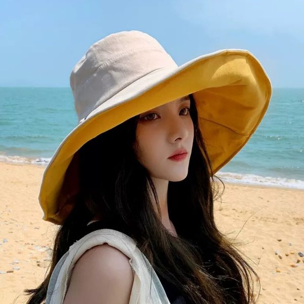 2024 new wholesale summer beach hat sun visor woman hat caps fishing cap embroidery bouffant cap - Image 5