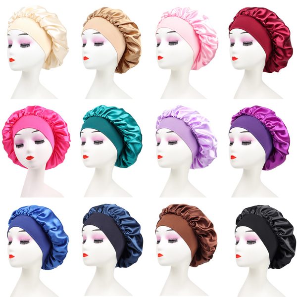 2024 new wholesale sleeping cap Shower hat candy color custom hats beanie fitted hats washed woman cap - Image 2