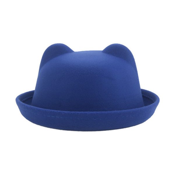 Kids hats bucket beanie hat cartoon party fedora hats winter sun cap custom candy color baby cap crochet caps - Image 2