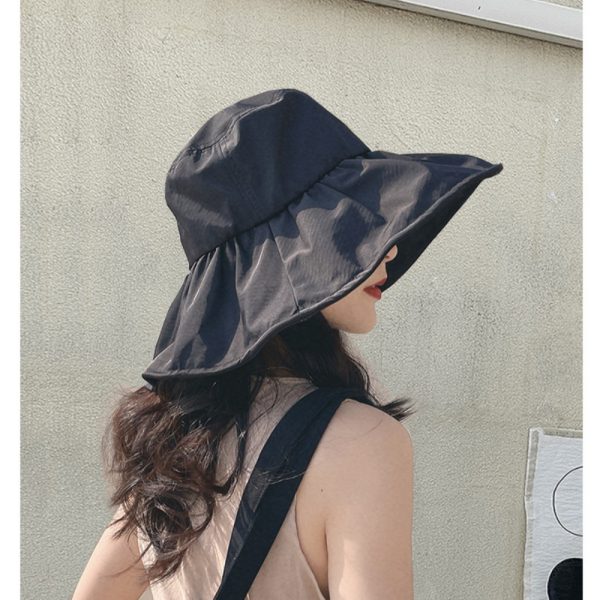 sun visor bucket hat women beach daily hijab caps custom color caps wholesale visor hats summer cap - Image 3