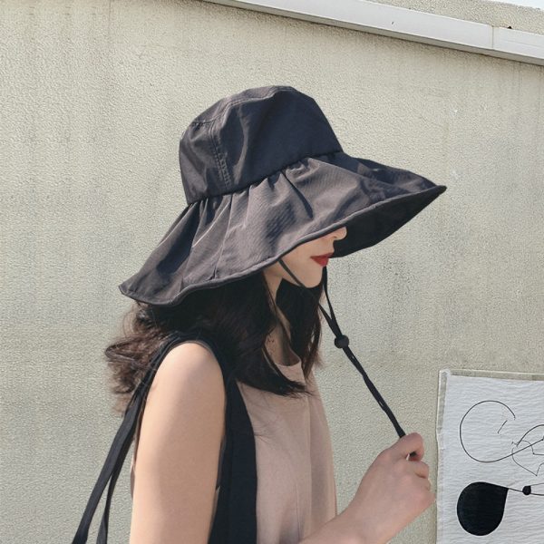 sun visor bucket hat women beach daily hijab caps custom color caps wholesale visor hats summer cap - Image 4