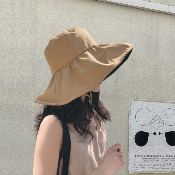sun visor bucket hat women beach daily hijab caps custom color caps wholesale visor hats summer cap - Image 5