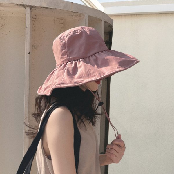 sun visor bucket hat women beach daily hijab caps custom color caps wholesale visor hats summer cap - Image 6