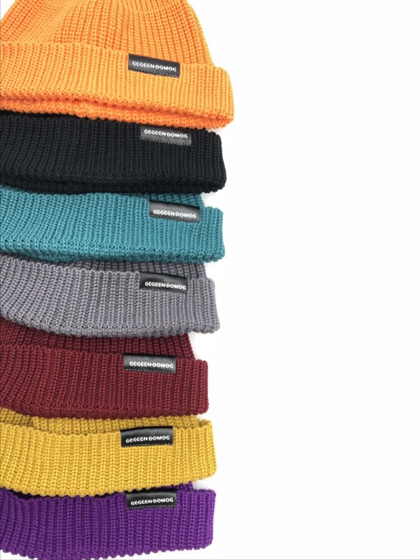 2024 wholesale Solid color checkerboard knitted hat INS style beanie hat fashionable outdoor ear protection bennie hat - Image 4