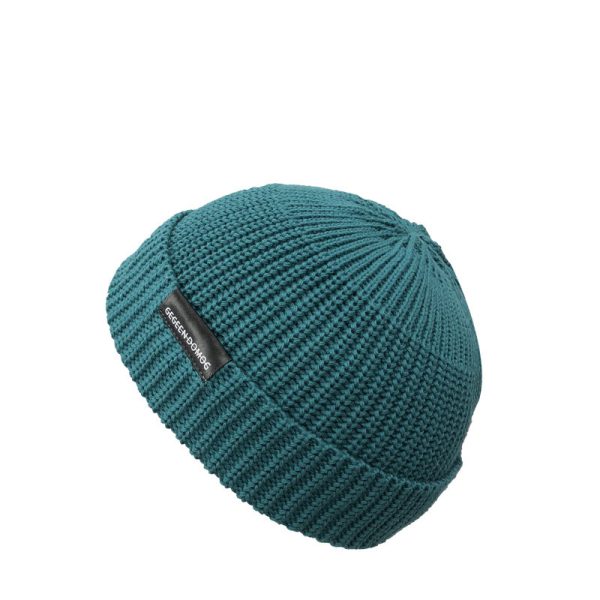 2024 wholesale Solid color checkerboard knitted hat INS style beanie hat fashionable outdoor ear protection bennie hat - Image 6