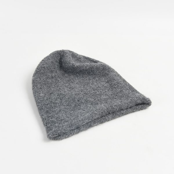 2024 wholesale Solid color wool knitted hat INS style wool beanie hat fashionable outdoor ear protection bennie hat - Image 4