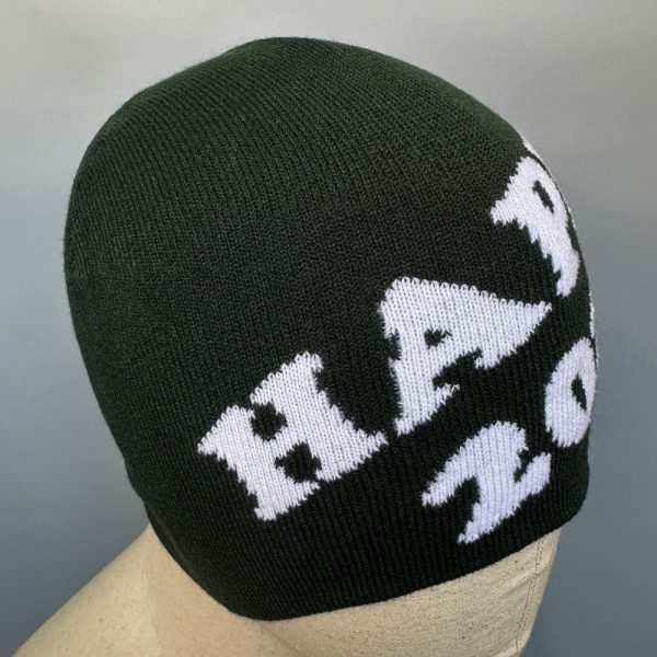 2024 wholesale Solid color wool knitted cap happy new year theme custom hats trucker caps beanie hats - Image 6