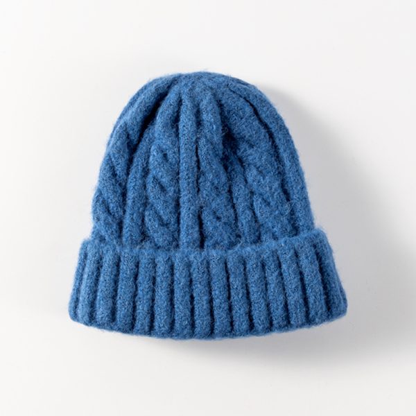 2024 wholesale candy color sport caps winter knitted beanie hat custom cap hat flex fitted trucker cap - Image 4