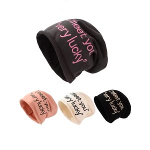 2024 wholesale sleep candy color hats sleep woman flex fitted cap shower other cap beanie sports custom hat