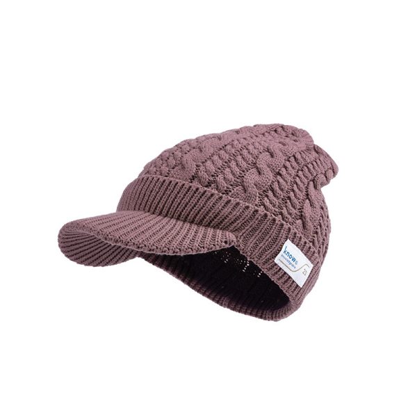 2024 candy color fedora hats wholesale fitted winter warm hats knitted hats custom trucker dad caps - Image 3
