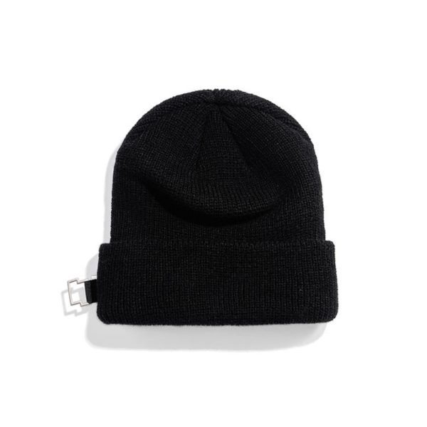 New knitted hat winter black beanie hats fitted trucker dad fashion knitted cap fedora hat flex fit cap - Image 2