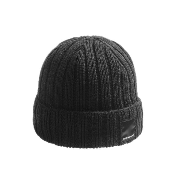 crochet solid color knitted hat wholesale new flex fit hats custom color trucker winter cap beanie caps - Image 3