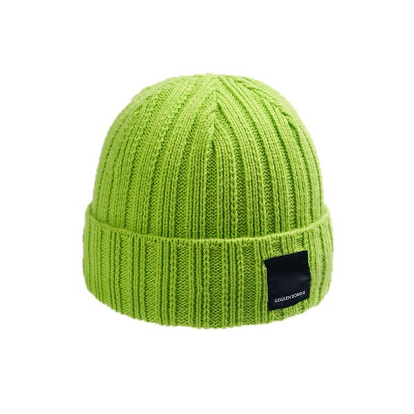 crochet solid color knitted hat wholesale new flex fit hats custom color trucker winter cap beanie caps - Image 4