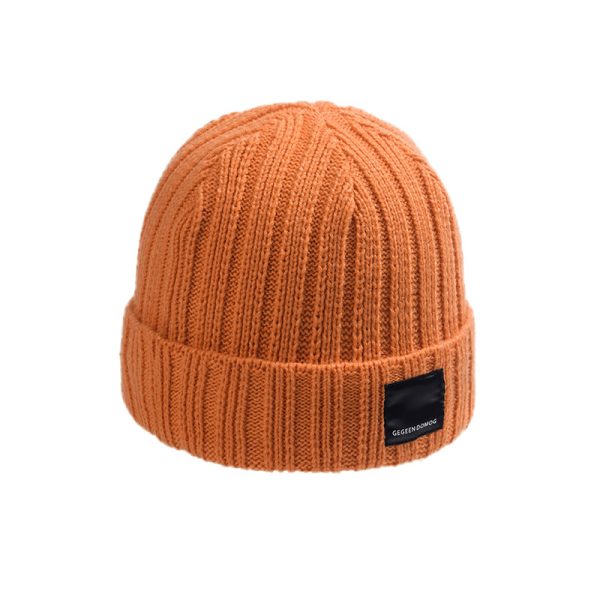 crochet solid color knitted hat wholesale new flex fit hats custom color trucker winter cap beanie caps - Image 5