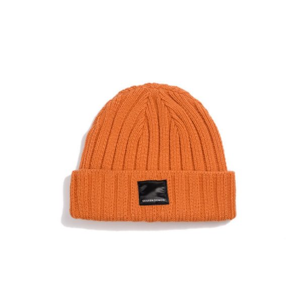 crochet solid color knitted hat wholesale new flex fit hats custom color trucker winter cap beanie caps - Image 6