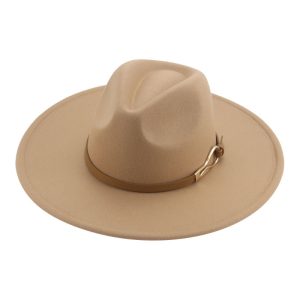 Solid color top hat panama hat custom color formal caps unisex box hat church western wedding cap wholesale caps