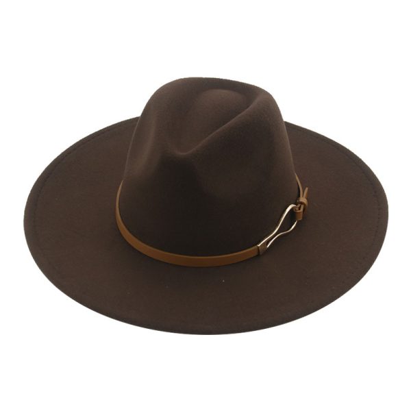 Solid color top hat panama hat custom color formal caps unisex box hat church western wedding cap wholesale caps - Image 5