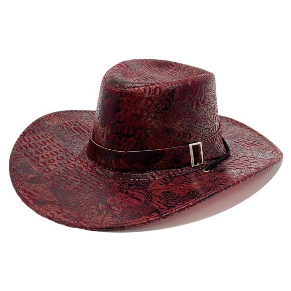 western cowboy hats vintage hijab hat panama male caps flat formal leather hat dad caps fitted visor cap - Image 5
