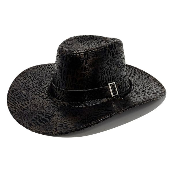 western cowboy hats vintage hijab hat panama male caps flat formal leather hat dad caps fitted visor cap - Image 6