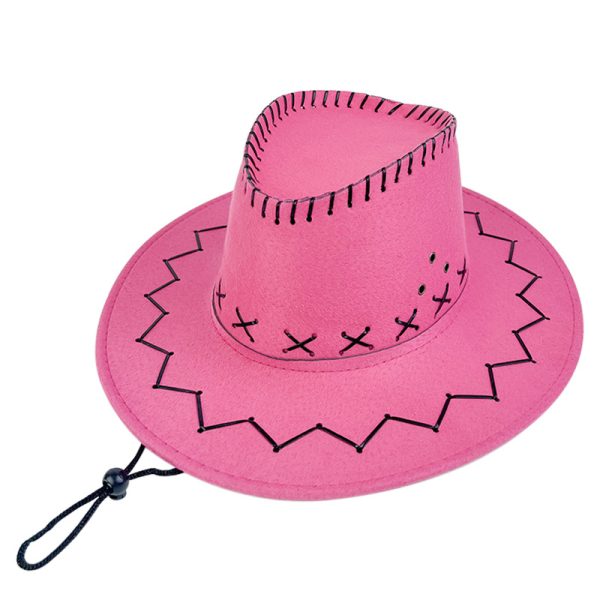custom panama hat church suede male hats felt cowboy fedora cap wholesale new colorful cap string dad hats - Image 3