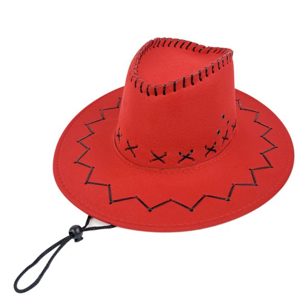custom panama hat church suede male hats felt cowboy fedora cap wholesale new colorful cap string dad hats - Image 4