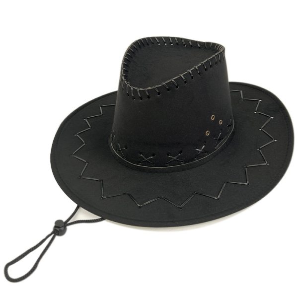 custom panama hat church suede male hats felt cowboy fedora cap wholesale new colorful cap string dad hats - Image 6