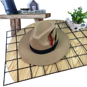 fedora formal hat wholesale male designer hats felt custom color panama cap wedding high quality caps