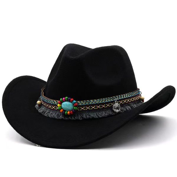 wholesale felt hats vintage panama luxury caps high quality male winter hat formal fitted hijab caps - Image 2