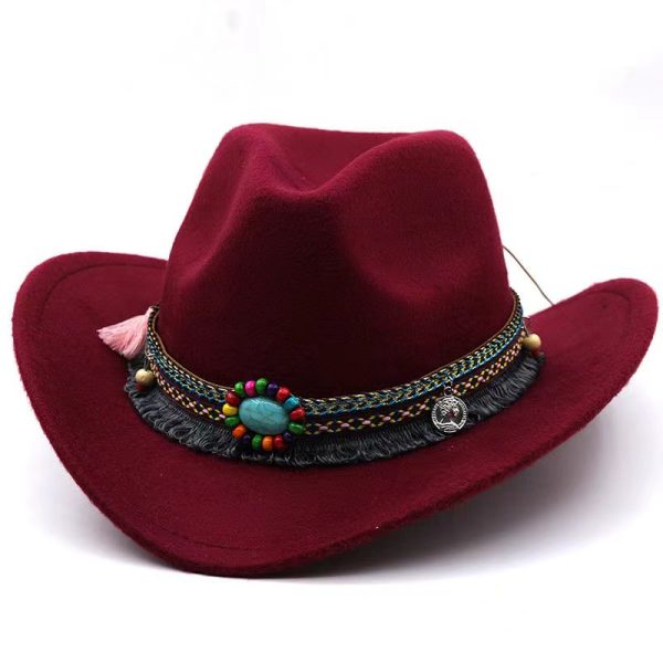 wholesale felt hats vintage panama luxury caps high quality male winter hat formal fitted hijab caps - Image 3