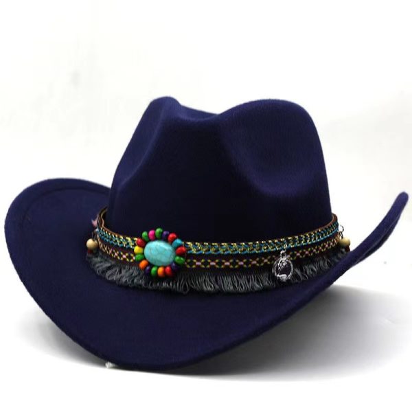 wholesale felt hats vintage panama luxury caps high quality male winter hat formal fitted hijab caps - Image 4