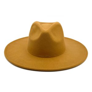 solid color felt hat wholesale panama formal hats unisex designer suede caps custom winter fedora caps hats