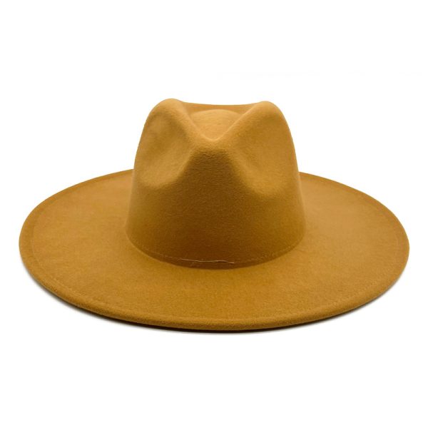 solid color felt hat wholesale panama formal hats unisex designer suede caps custom winter fedora caps hats