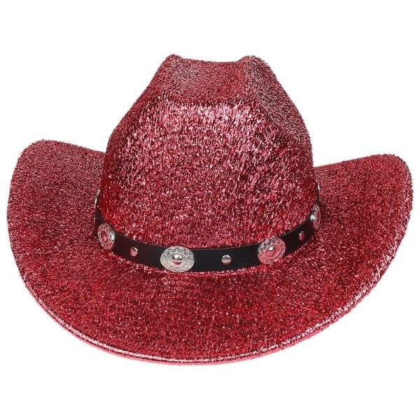 cowboy hats formal Panama hat light up designer bright silk cap western felt custom cap wholesale caps - Image 2