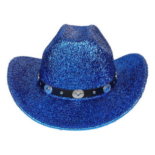 cowboy hats formal Panama hat light up designer bright silk cap western felt custom cap wholesale caps - Image 6