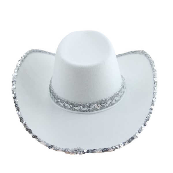 suede top hats custom sequin hat candy color wholesale panama caps cowboy western hat unisex party caps - Image 5
