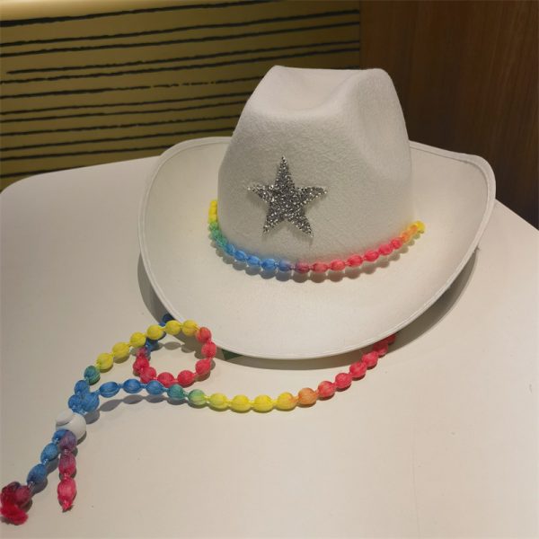 cowboy western hats cool custom color caps hijab anime hip hop hat colorful wholesale 2024 hats designer cap - Image 2