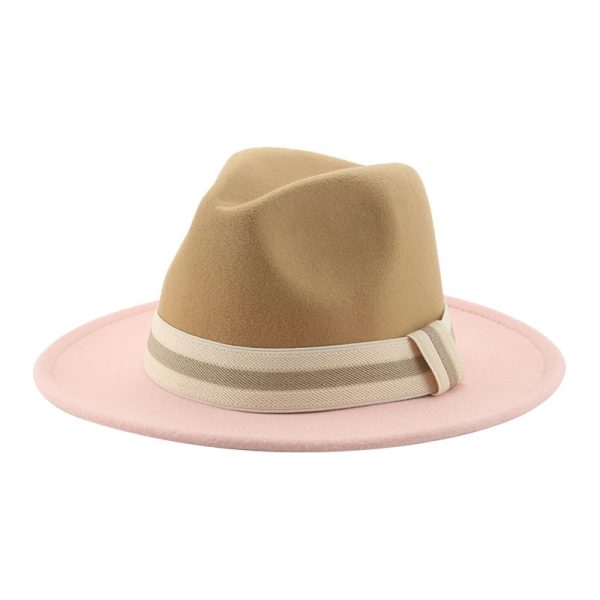 felt panama caps winter hats with custom logo fitted party hat wholesale fedora suede top hats western cap - Image 2