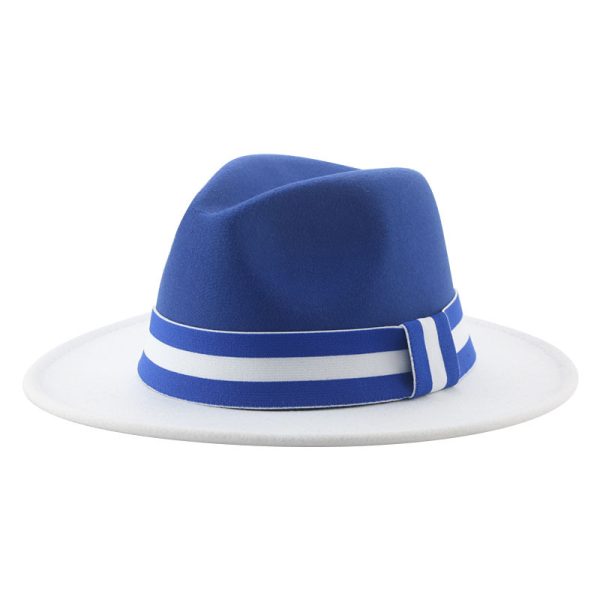 felt panama caps winter hats with custom logo fitted party hat wholesale fedora suede top hats western cap - Image 4