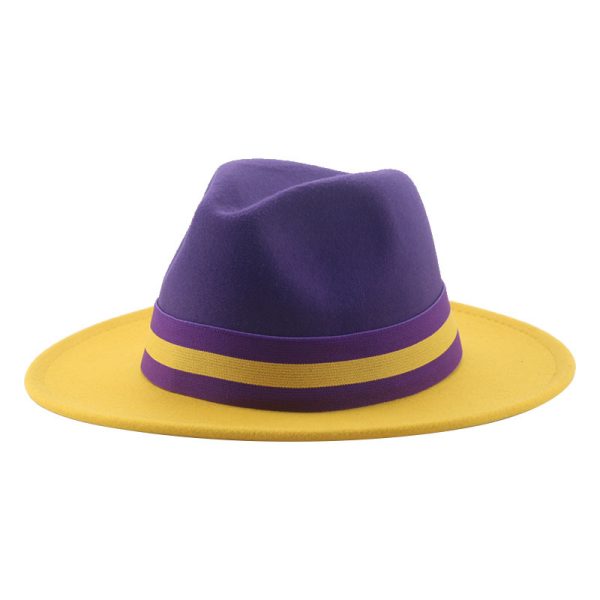 felt panama caps winter hats with custom logo fitted party hat wholesale fedora suede top hats western cap - Image 6